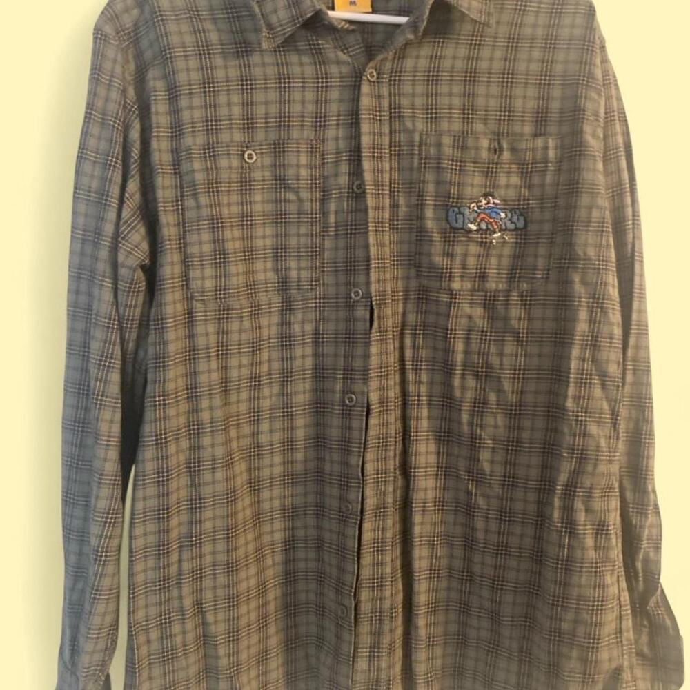 Empyre green and beige plaid